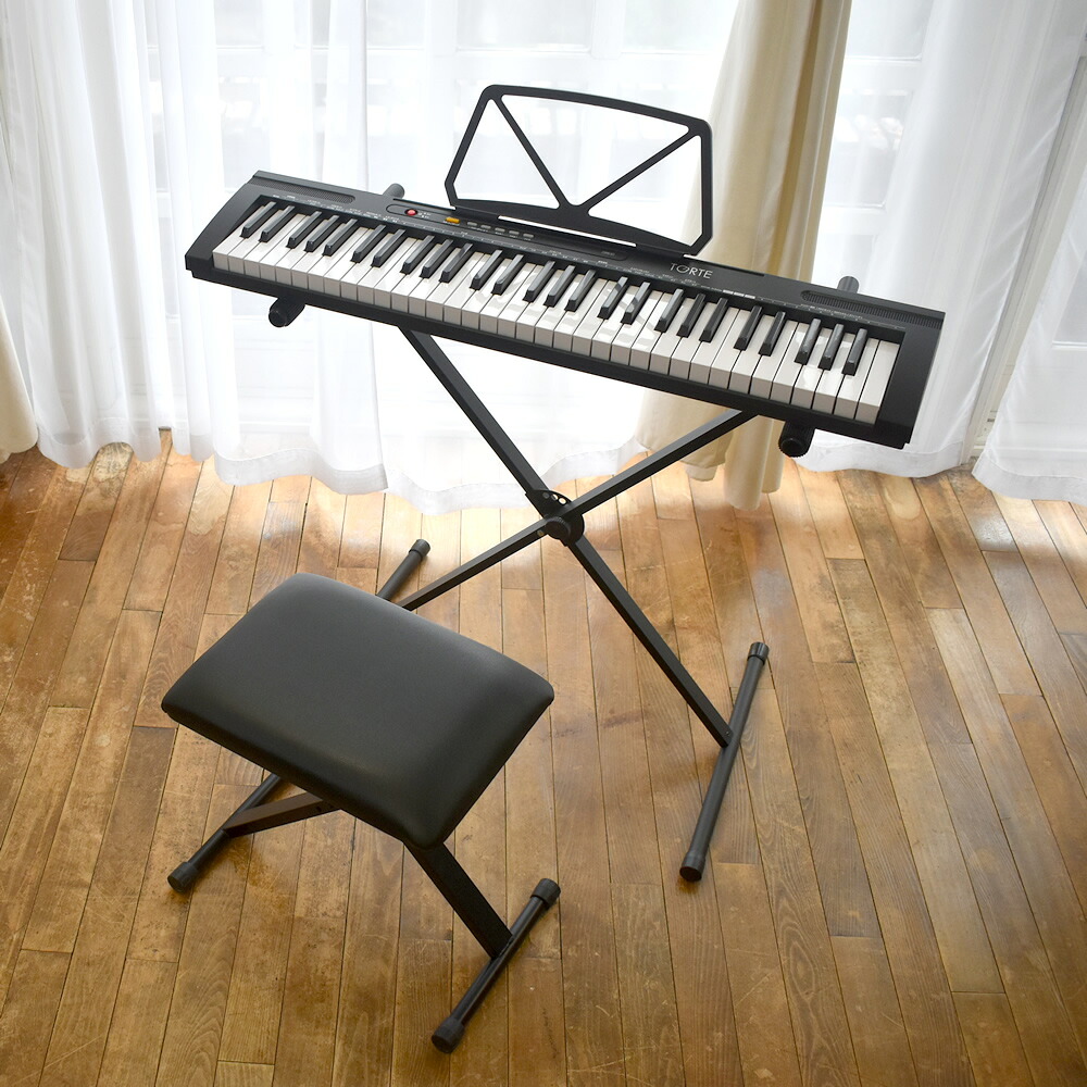 キーボード ピアノ スリム 超軽量 薄型 61鍵盤 TORTE TSDK-61 