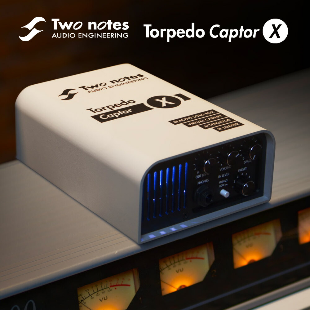 Two notes Torpedo Captor X アッテネーター ロードボックス キャビネットシミュレーター IR 【 トーピド キャプター X トゥーノーツ ノート キャビシミュ キャビシュミ シュミレーター 】【ピック10枚セット付き！ 】【5と0のつく日はエントリー等でポイント4倍】＊