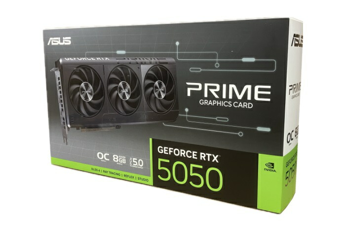 ASUS PRIME GeForce RTX 5050 8GB GDDR6 OC ～版 PRIME-RTX5050-O8G 国内定め事代わりになる店品