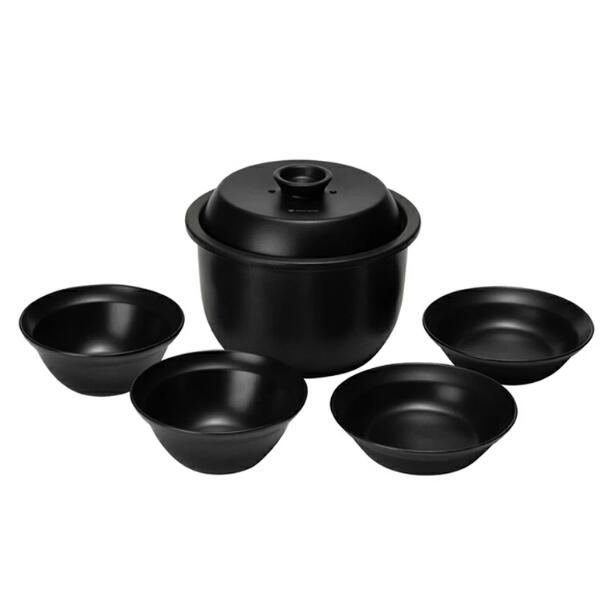 スノーピーク(snow peak) 土鍋膳 ブラック CS-580