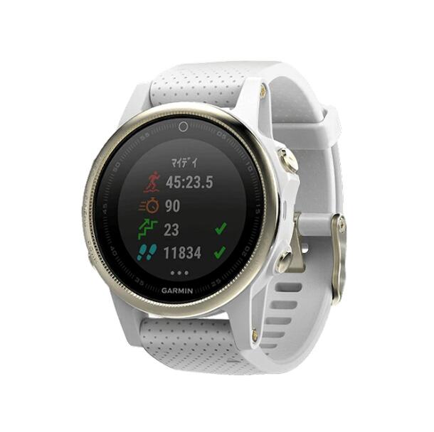 Garmin ランニングウォッチ 42mm Fenix 5S シャンパンゴールド GPS｜サクラコーポレーションECショップ