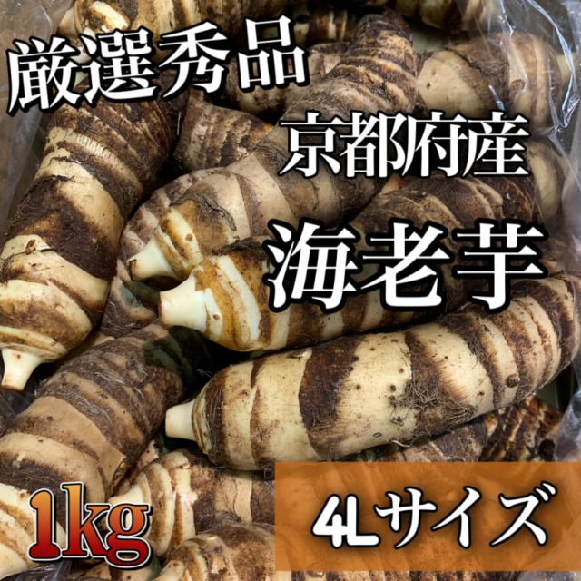 楽天市場 冬季限定 京都府産 海老芋えびいも4lサイズ 特選長 秀品 1kg 1個あたり約250 300g 購入数はお2つまで 京都 お取り寄せ 京野菜ギフトにもおすすめ 京やさい 贈答 ギフト 感謝 お歳暮 御歳暮 お正月用食材 えびいも 誕生日 京都の八百屋さん さくらいや