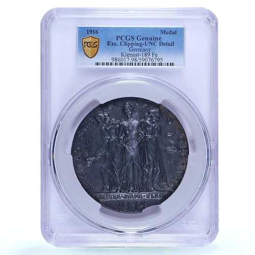 ドイツ帝国 ニキータの運命の娘たち Kienast-189 UNC PCGS 鉄メダル 1916年|世界の紙幣・金・銀・銅 ラフテル