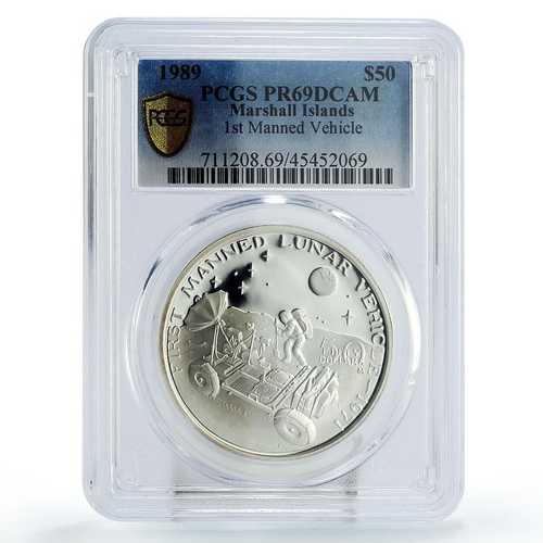 マーシャル諸島 50ドル 初の有人宇宙船 PR69 PCGS 銀貨 1989年｜世界の紙幣・金・銀・銅 ラフテル
