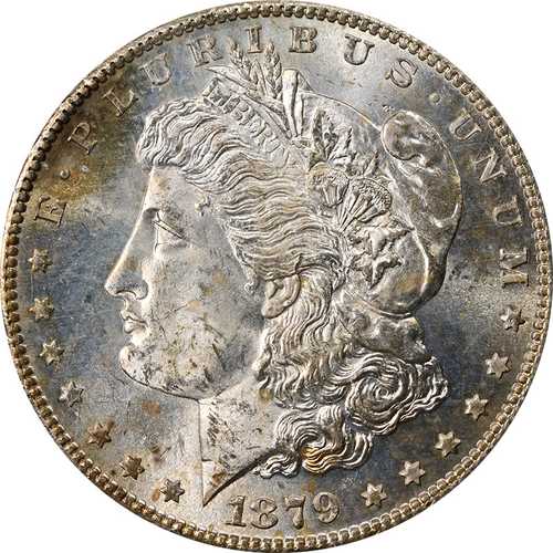 1879年Sミント モーガン銀貨 OGH PCGS MS64 - トーン｜世界の紙幣・金・銀・銅 ラフテル