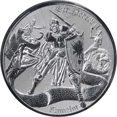 2026年 ニウエ 1オンス銀貨 $2 キャメロット サー・パーシバル 未開封品｜世界の紙幣・金・銀・銅 ラフテル