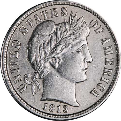 1913年P刻印 バーバーダイム エグゼクティブコインカンパニーのお買い得品｜世界の紙幣・金・銀・銅 ラフテル