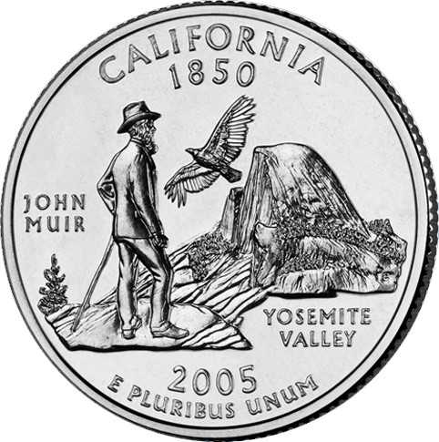 2005年Dミント カリフォルニア クォーター硬貨 未開封 1枚｜世界の紙幣・金・銀・銅 ラフテル 18,000円