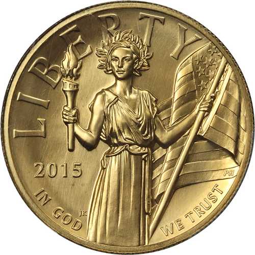 2015-W アメリカン・リバティ・シリーズ 100ドル金貨 高浮彫 PCGS MS69 初版 Moy|世界の紙幣・金・銀・銅 ラフテル