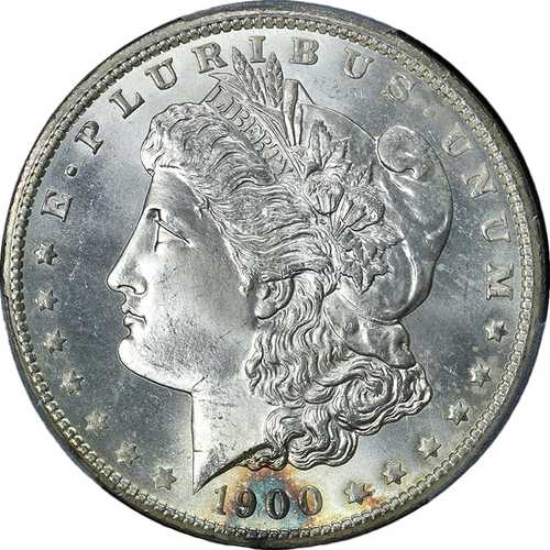 1900年Oミント モーガン銀貨 PCGS MS66+ 素晴らしい外観、力強い打刻｜世界の紙幣・金・銀・銅 ラフテル 199,500円