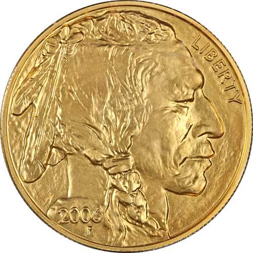 2006年バッファロー金貨50ドル PCGS MS69 ファーストストライクラベル - 在庫あり|世界の紙幣・金・銀・銅 ラフテル