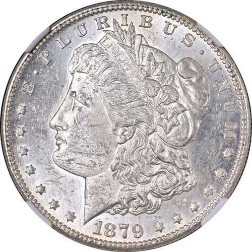 1879-S 改訂78 モーガン銀貨 NGC MS61 美しい外観 強い打刻｜世界の紙幣・金・銀・銅 ラフテル
