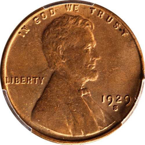 1929年Sミント リンカーンセント PCGS MS65RD 美しい外観 強い打刻 美しい光沢|世界の紙幣・金・銀・銅 ラフテル