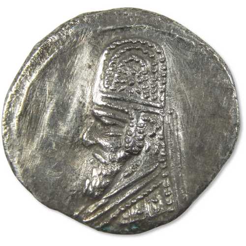 紀元前80-77年 オスロエス1世 パルティア帝国 銀ドラクマ 極美品 古代コイン｜世界の紙幣・金・銀・銅 ラフテル