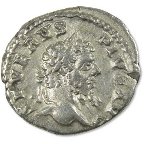 AD 193-211 セプティミウス セウェルス ローマ帝国 シルバー デナリウス VF 古代｜世界の紙幣・金・銀・銅 ラフテル