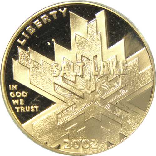 2002年ソルトレイクシティオリンピック記念金貨プルーフ5ドル硬貨｜世界の紙幣・金・銀・銅 ラフテル