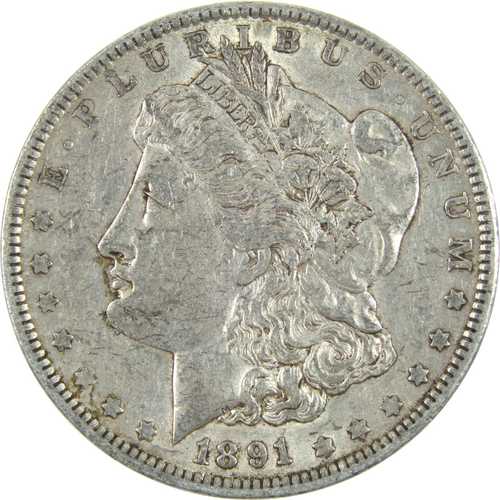 1891年 O モーガン ドル XF EF 極美品 銀貨 1 ドル｜世界の紙幣・金・銀・銅 ラフテル