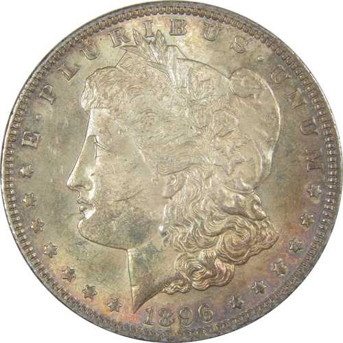 1896年 モーガン・ダラー 未流通銀貨 1ドル トーン|世界の紙幣・金・銀・銅 ラフテル