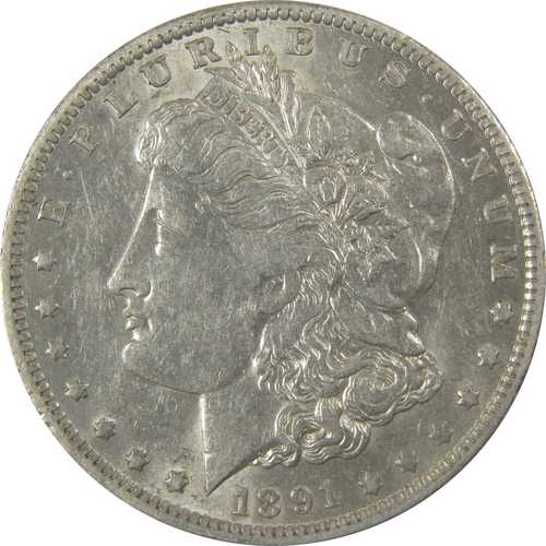 1891年 O モーガン銀貨 ほぼ未使用 1ドル硬貨｜世界の紙幣・金・銀・銅 ラフテル