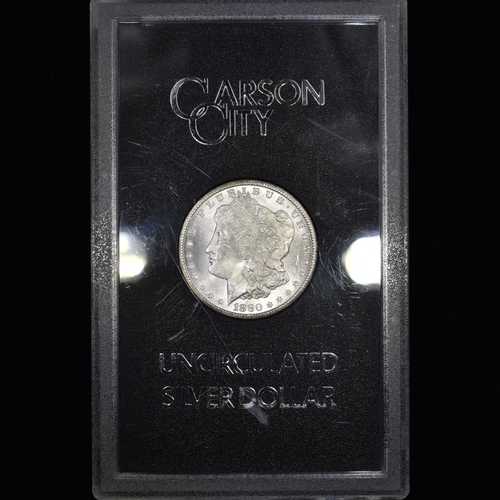 1880-CC $1 GSA モルガン銀貨 レンズ割れ カーソンシティ 未使用美品|世界の紙幣・金・銀・銅 ラフテル