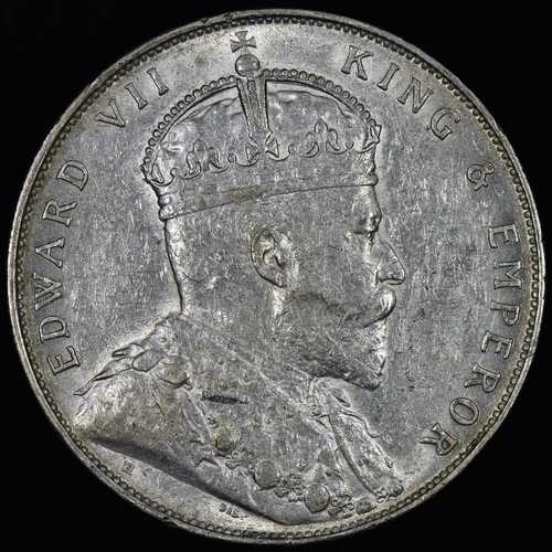 1907年海峡植民地 1ドル銀貨 ほぼ未使用 詳細 銀貨 ドル 39AB|世界の紙幣・金・銀・銅 ラフテル