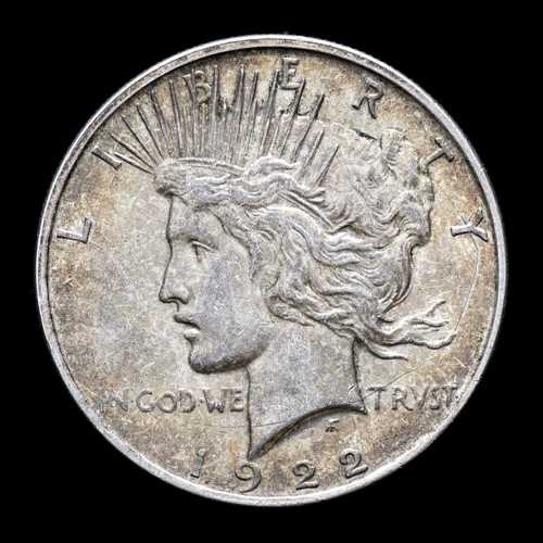 1922-D 1ドル平和銀貨 ダイブレイクあり S$1 VAM-2A AU COINTRUSTED｜世界の紙幣・金・銀・銅 ラフテル