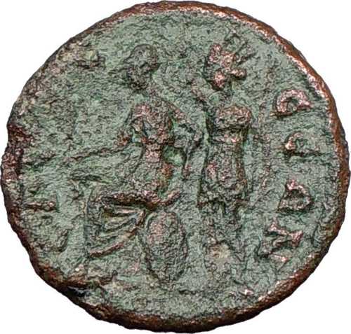 ゴルディアヌス3世 238年 オデッソス トラキア ローマ硬貨 フォルトゥナ冠 アテナ崇拝 i21769｜世界の紙幣・金・銀・銅 ラフテル