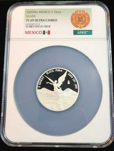 2009年 メキシコ 銀貨 リベルタッド 2オンサ NGC PF 69 ウルトラカメオ レア 高品質 美品|世界の紙幣・金・銀・銅 ラフテル