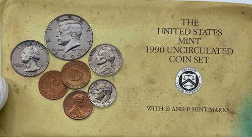 1990年 アメリカ合衆国造幣局 未流通コイン コレクションセット i121372|世界の紙幣・金・銀・銅 ラフテル