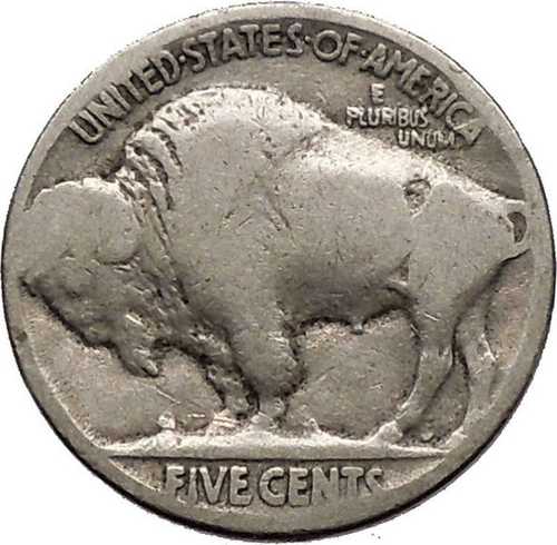 1925年 バッファローニッケル 5セント アメリカ合衆国 アンティークコイン i43672｜世界の紙幣・金・銀・銅 ラフテル