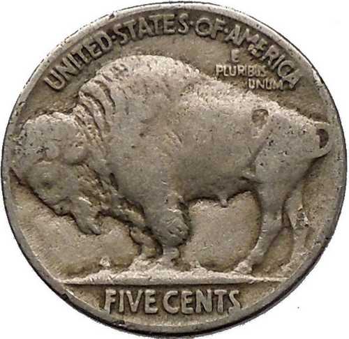 1935年 バッファローニッケル 5セント アメリカ合衆国 アンティークコイン i43795|世界の紙幣・金・銀・銅 ラフテル