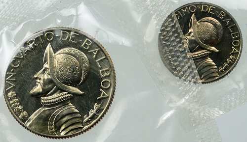 1969年 パナマ ヴィンテージ 1/4 & 1/10 バルボア プルーフ コイン 2枚セット 未開封 ギフト i116474｜世界の紙幣・金・銀・銅 ラフテル 31,850円