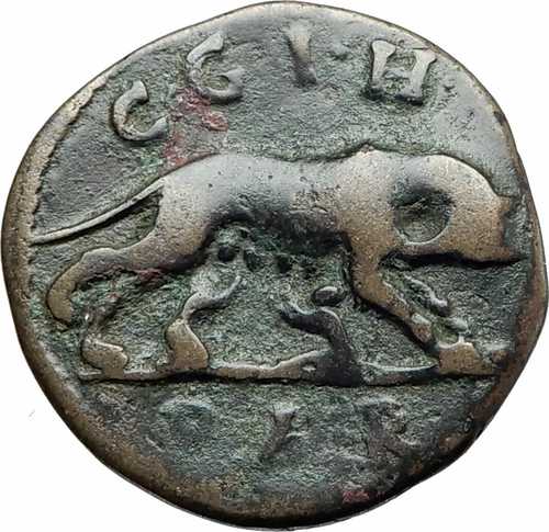 COMMODUS 188AD パリウム パリオン ミシア 本物の古代ローマのコイン WOLF i79981|世界の紙幣・金・銀・銅 ラフテル