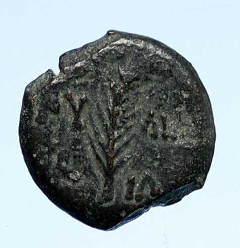 VALERIUS GRATUS ローマ エルサレム知事 TIBERIUS LIVIA 古い聖書コイン i95398|世界の紙幣・金・銀・銅 ラフテル