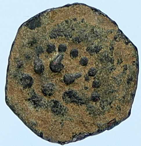 アレクサンダー・ヤンナエウス 聖書時代のエルサレム ユダヤ人寡婦の献金コイン HEND 1152 i108751|世界の紙幣・金・銀・銅 ラフテル