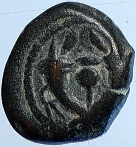 アレクサンダー・ヤンナエウス 聖書時代のエルサレム ユダヤ人寡婦の献金硬貨 ヘンド 1145 i110499｜世界の紙幣・金・銀・銅 ラフテル
