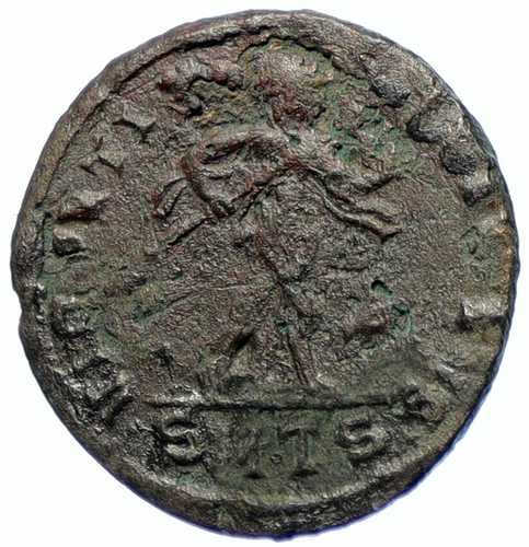 MAXIMUS II DAIA 本物の古代テッサロニキ フォリス ローマ コイン MARS i103846｜世界の紙幣・金・銀・銅 ラフテル