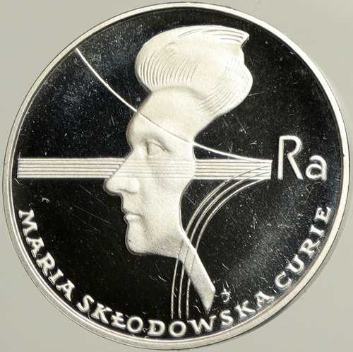 1974年 ポーランド マリー・キュリー科学者 旧プルーフ銀貨 100ズウォティ i102476｜世界の紙幣・金・銀・銅 ラフテル