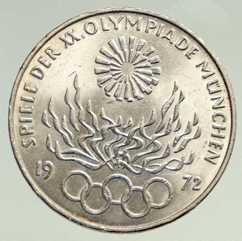 1972年ドイツ・ミュンヘン夏季オリンピック記念銀貨（10マルク）i94509｜世界の紙幣・金・銀・銅 ラフテル 70,400円