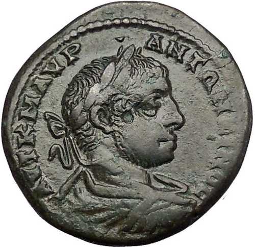 エラガバルス 218年 マルキアノポリス ネメシス 本物の古代ローマコイン i50993|世界の紙幣・金・銀・銅 ラフテル