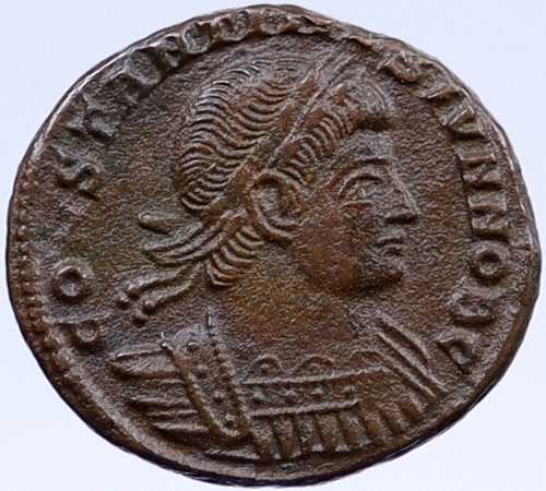 コンスタンティヌス2世大帝の息子、本物の古代ローマコイン、兵士たち i118638｜世界の紙幣・金・銀・銅 ラフテル