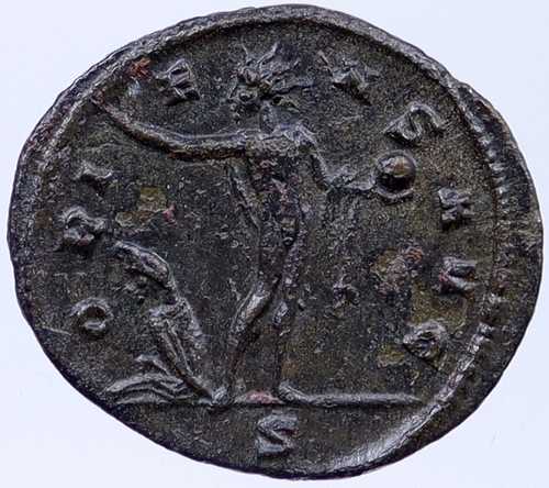 アウレリアヌス 本物 古代 274年 オリジナル 正真正銘 ローマ コイン SOL CAPTIVE i118483|世界の紙幣・金・銀・銅 ラフテル