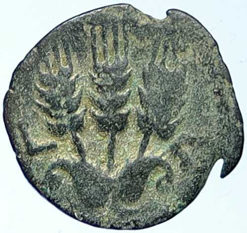 ヘロデ・アグリッパ1世 エルサレム 聖書 クラウディウス時代 ギリシャ硬貨 ヘンディン 1244 i109456｜世界の紙幣・金・銀・銅 ラフテル