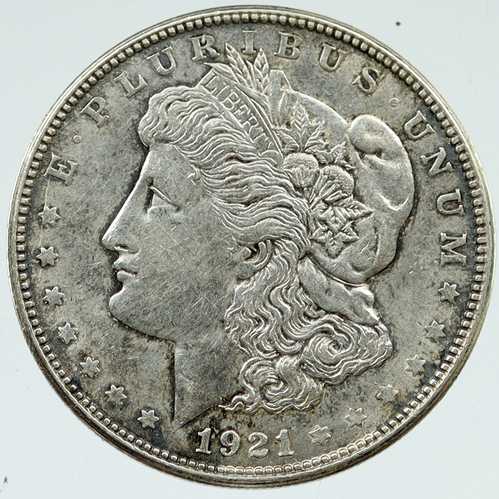 1921年 D アメリカ合衆国 旧米国銀貨 モーガン・ダラー イーグル i117028｜世界の紙幣・金・銀・銅 ラフテル