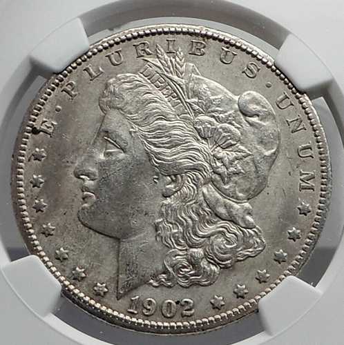 1902年 アメリカ合衆国 銀貨 モーガン・ドル イーグル NGC i80038｜世界の紙幣・金・銀・銅 ラフテル