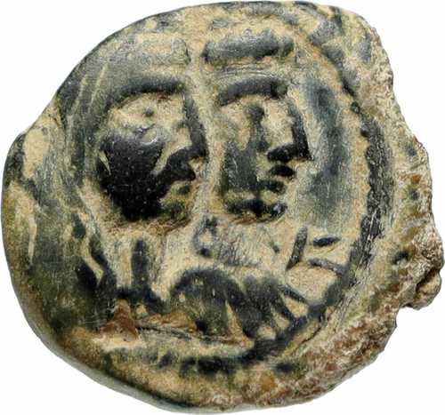 アレタス4世とシャキラット ナバテア王国 ペトラ 古代ギリシャのコイン i46671｜世界の紙幣・金・銀・銅 ラフテル
