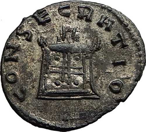 神聖クラウディウス2世ゴティクス 270年 ローマ 奉献 ローマ硬貨 クインティルス i65437｜世界の紙幣・金・銀・銅 ラフテル