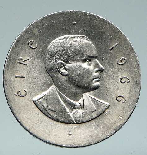 1966年 アイルランド イースター蜂起 ピアース アイルランド アンティーク シルバー 10シリング硬貨 i91470｜世界の紙幣・金・銀・銅 ラフテル