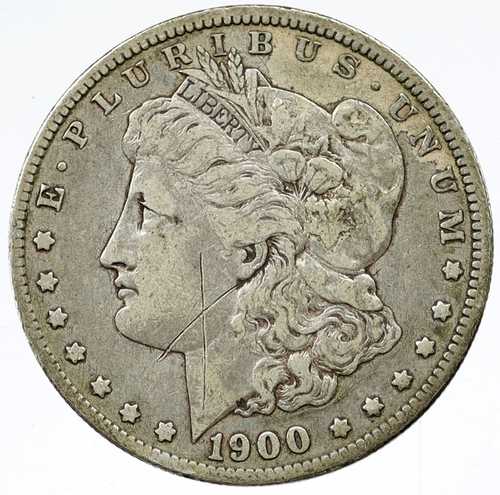 1900年 アメリカ合衆国 イーグル オールドシルバー モーガンドル硬貨 i117063｜世界の紙幣・金・銀・銅 ラフテル