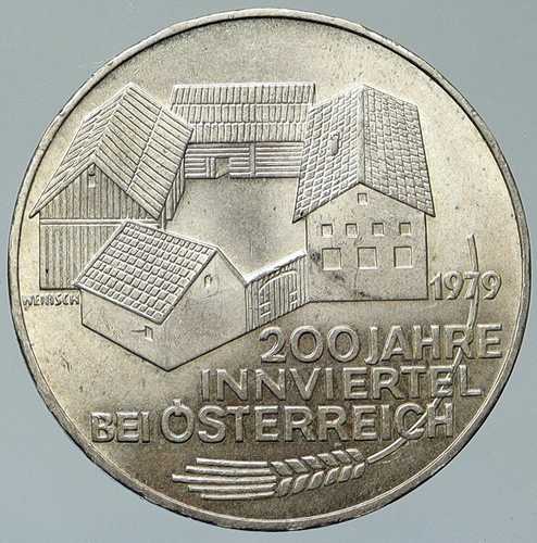 1979年 オーストリア 旅館地区の建物 ヴィンテージ 銀貨 100シリング i111976|世界の紙幣・金・銀・銅 ラフテル